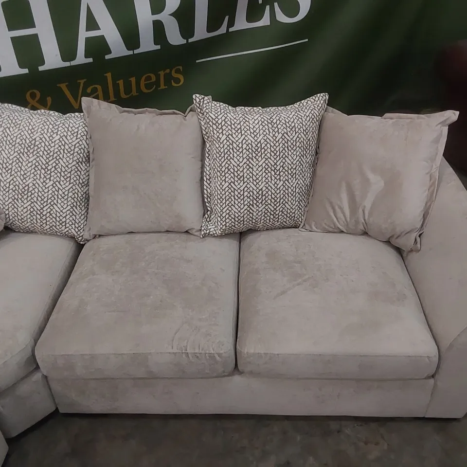QUALITY DESIGNER HAVANA LH DOUBLE ARM CORNER GROUP SOFA