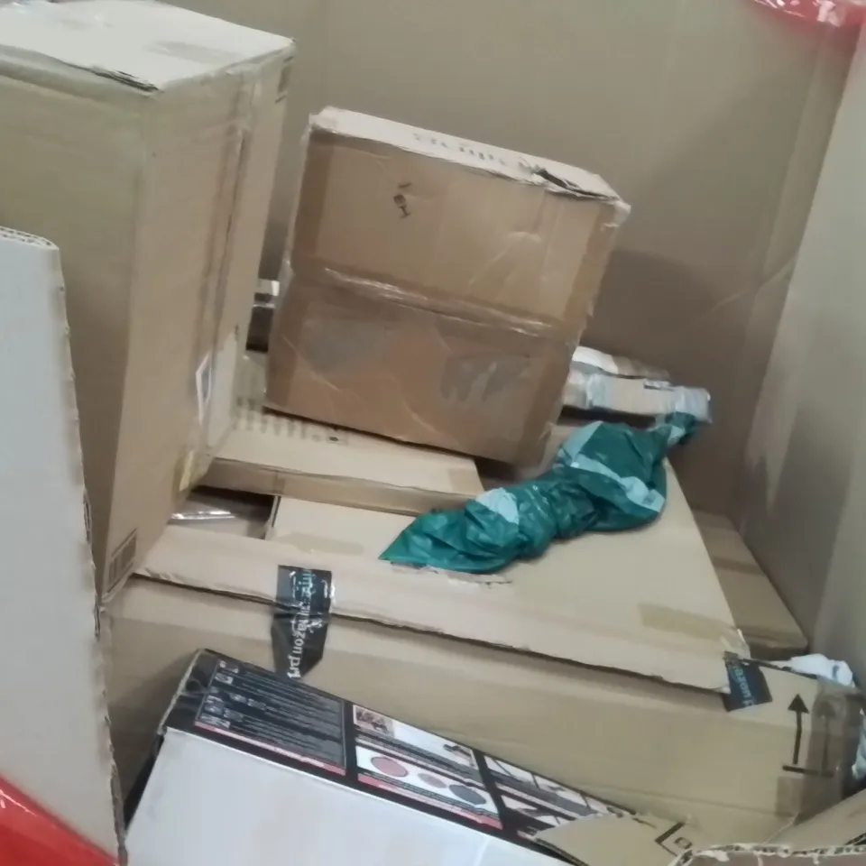 PALLET OF ASSORTED HOUSEHOLD GOODS AND PRODUCTS TO INCLUDE;FACE STEAMER,HIP ABDUCTOR MACHINE,WREATH