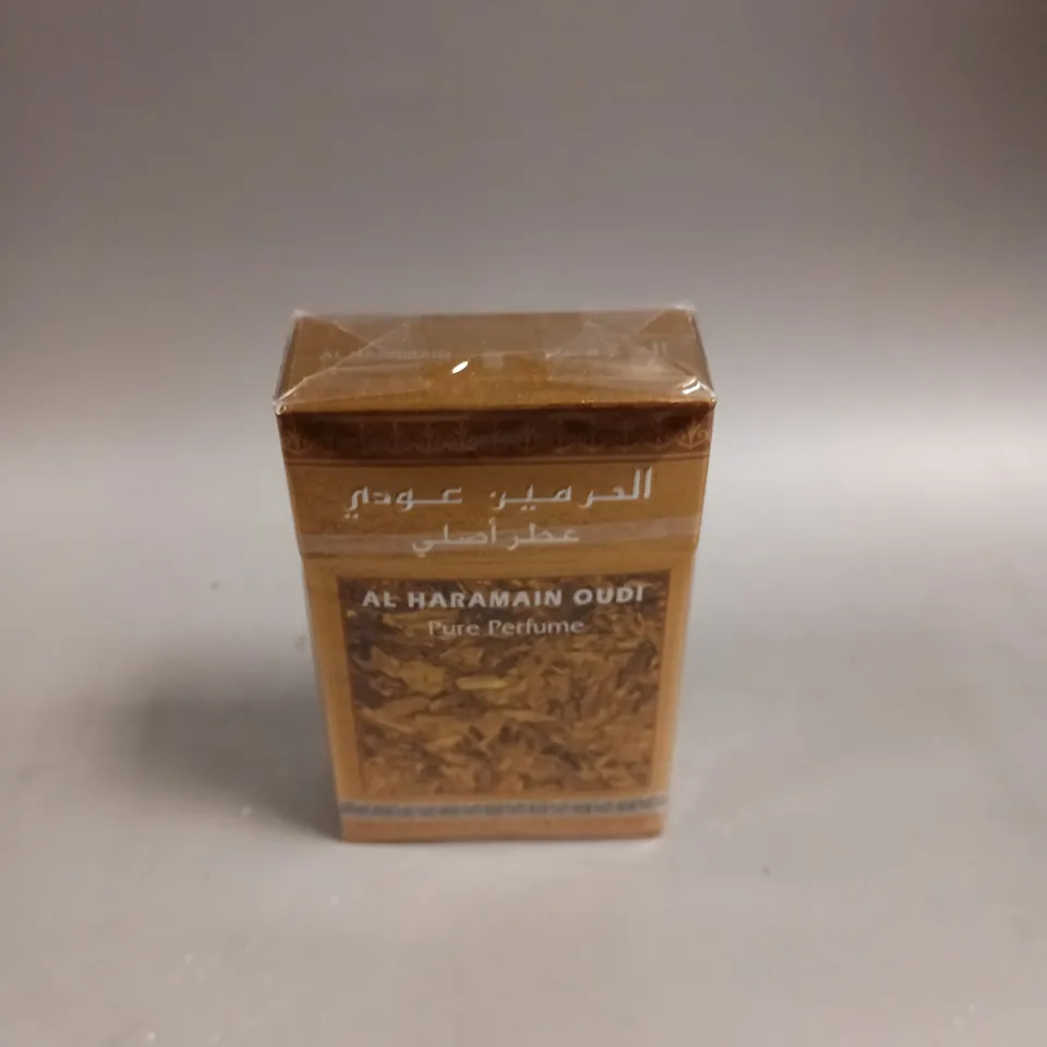 BOXED AND SEALED AL HARAMAIN OUDI PURE PERFUME 15ML