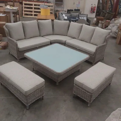 VIENNA LARGE CORNER SET IN BEIGE