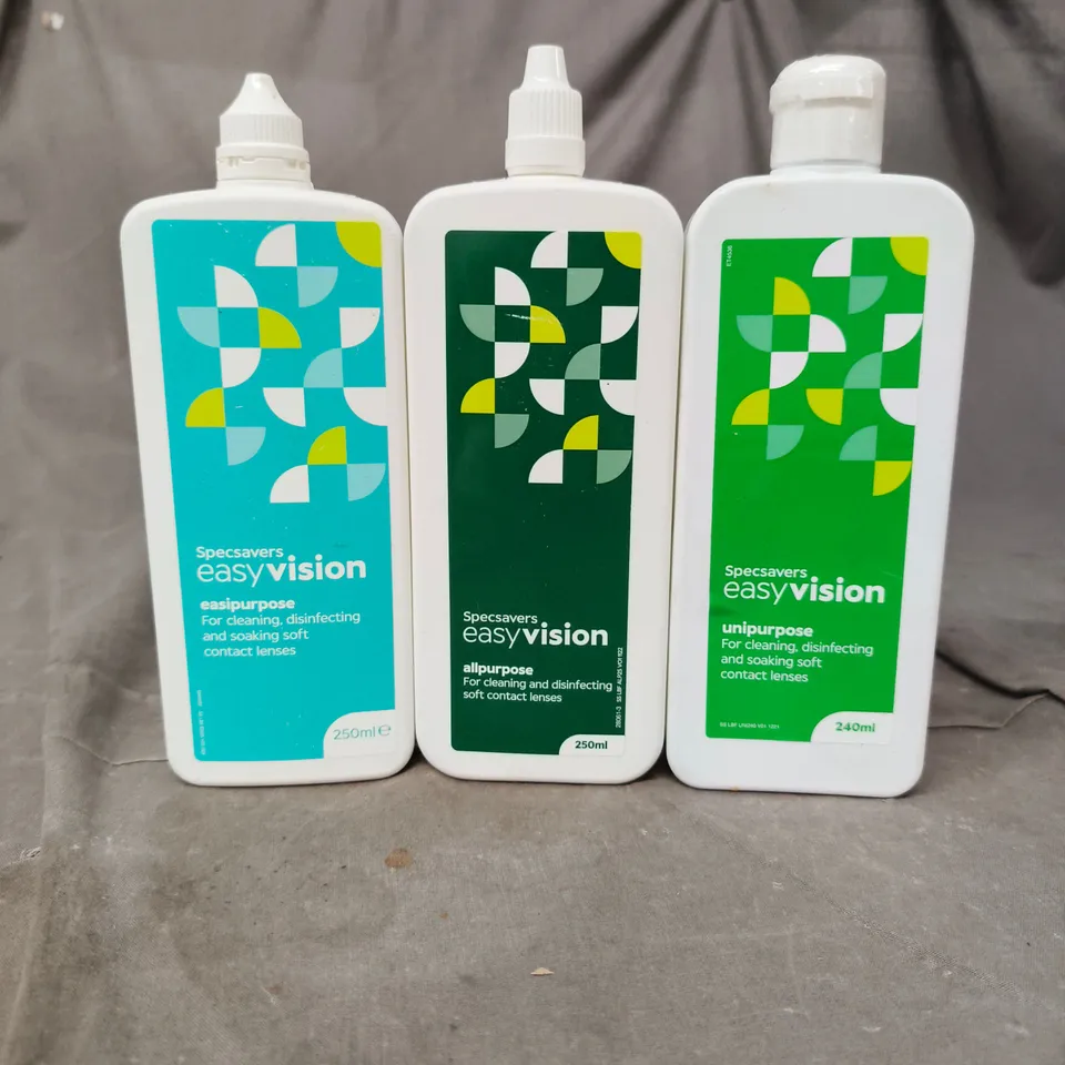 APPROXIMATELY 15 ASSORTED CONTACT LENS SOLUTION PRODUCTS - COLLECTION ONLY 