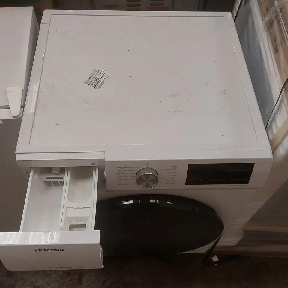 HISENSE 3 SERIES WFQA1014EVJM 10 KG 1400 RPM WASHING MACHINE - WHITE