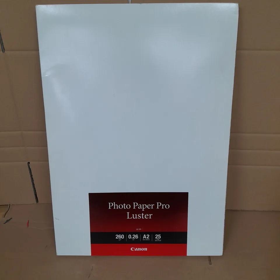 CANON PHOTO PAPER PRO LUSTER LU-101 25 SHEETS - COLLECTION ONLY