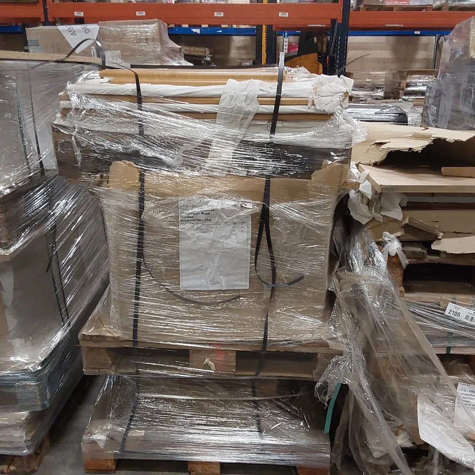 PALLET OF LARGE QUANTITY OF KITCHENS/BEDROOM REPLACEMENT CABINET DOOR/DRAWER/END PANELS IN ASSORTED SIZES