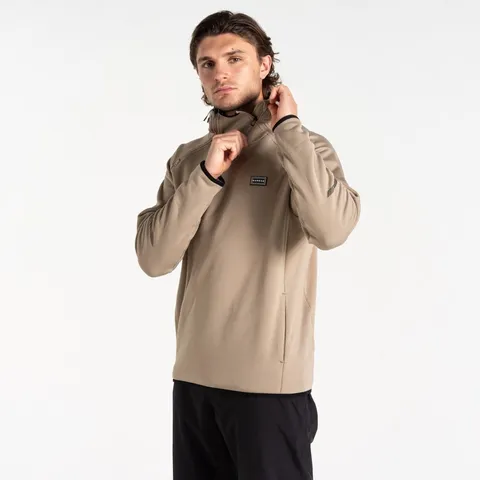 BRAND NEW DARE2B T-BAR HOODIE MEN'S UNDERLAYER SKI PULLOVER HOODED SHIRT CLAY SIZE XXL
