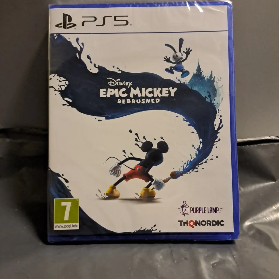 SEALED PLAYSTATION 5 DISNEY EPIC MICKEY REBRUSHED 