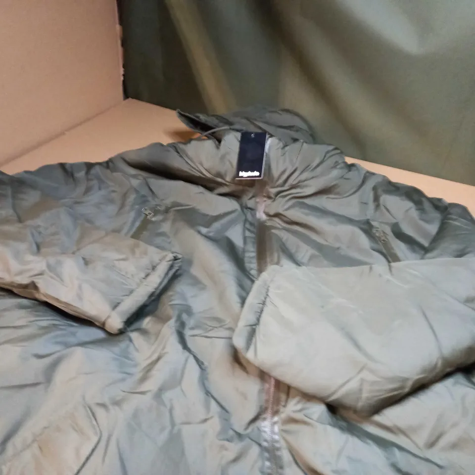 BIG DUDE KHAKI PADDED WINTER COAT - 8XL