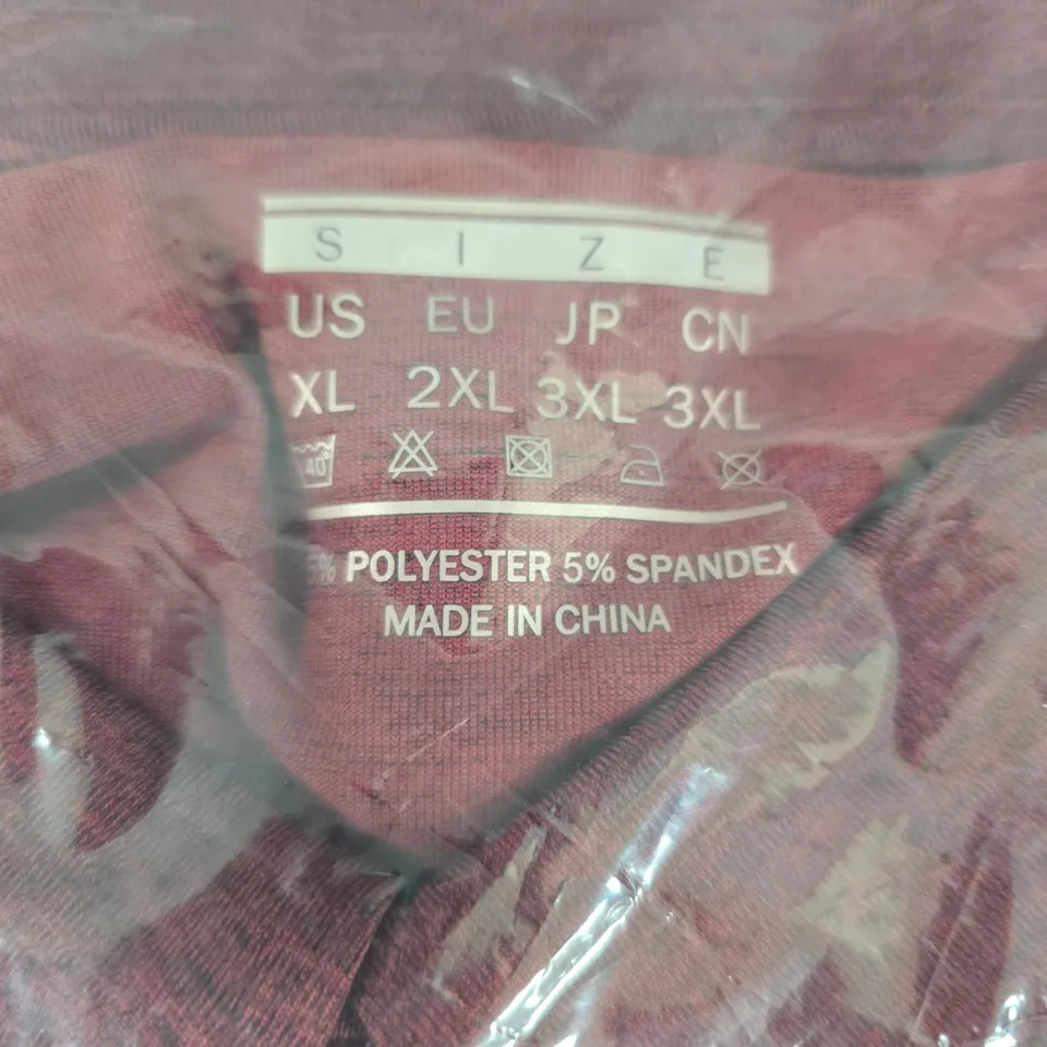 KEFITEVD Maroon Knit Cardigan, 2-Pack, Sizes XL–3XL