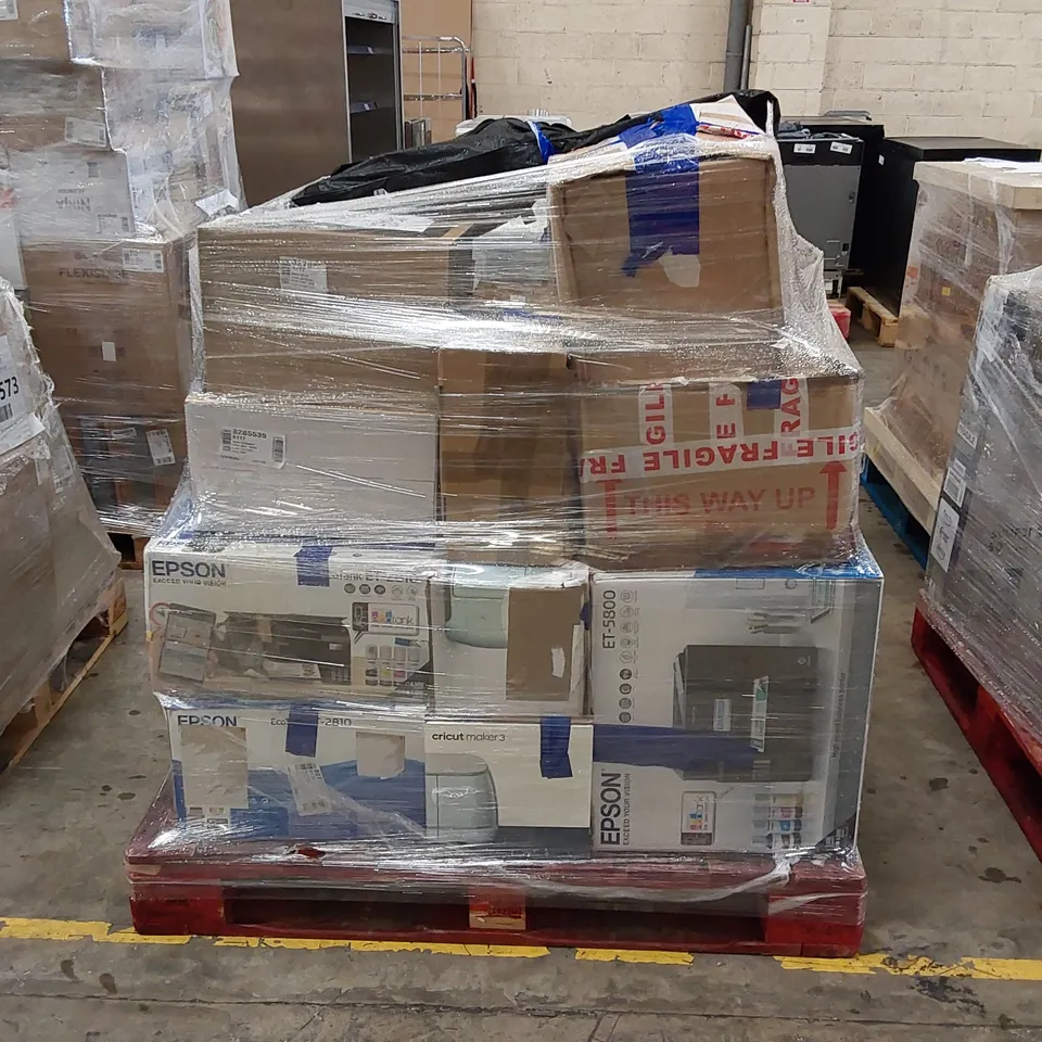 PALLET OF APPROXIMATELY 20 UNPROCESSED RAW RETURN HOUSEHOLD AND ELECTRICAL GOODS TO INCLUDE;