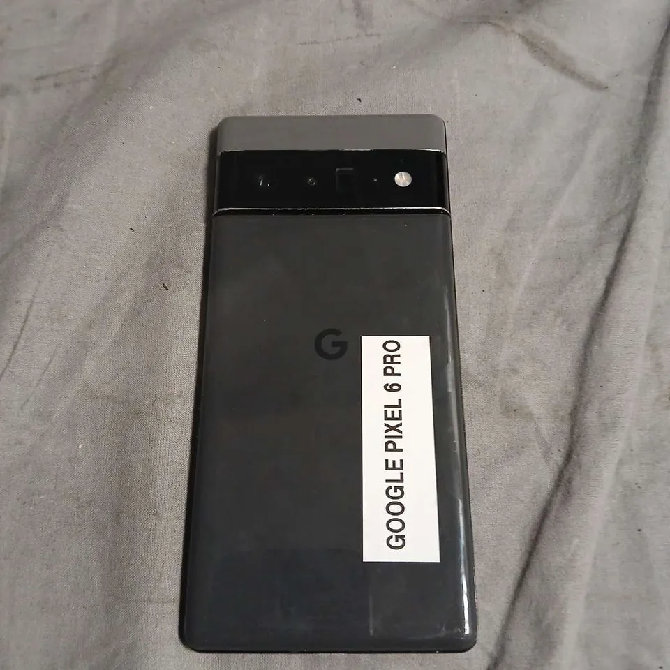 GOOGLE PIXEL 6 PRO SMARTPHONE – BLACK, CRACKED FRONT SCREEN