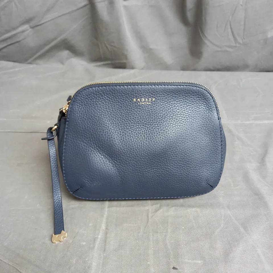 RADLEY LONDON LEATHER BAG IN NAVY