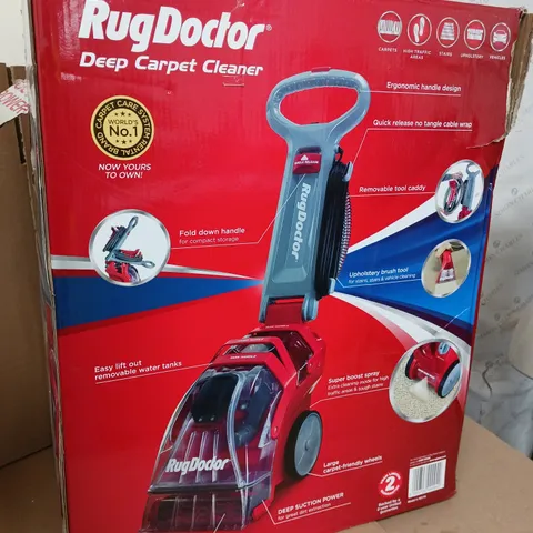 BOXED RUG DOCTOR DEEP CARPET CLEANER