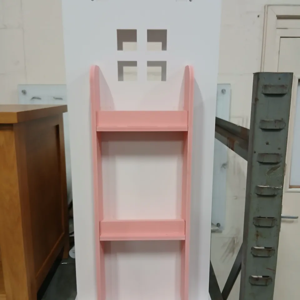 DARON 41CM BOOK DISPLAY WHITE PINK