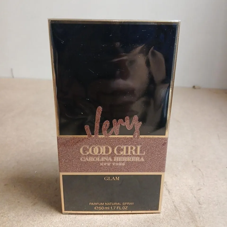 BOXED AND SEALED CAROLINA HERRERA VERY GOOD GIRL GLAM PARFUM 50ML