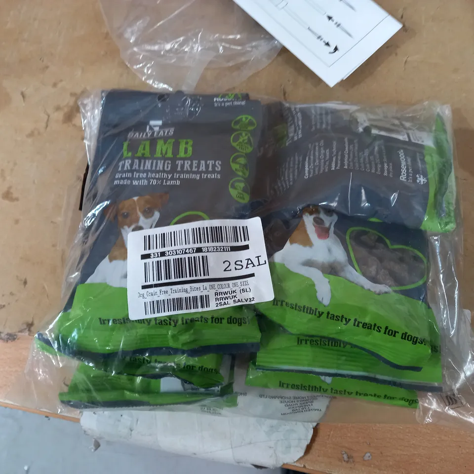 DOG GRAIN FREE TRAINING BITES LAMB 100G- 7 PACKETS