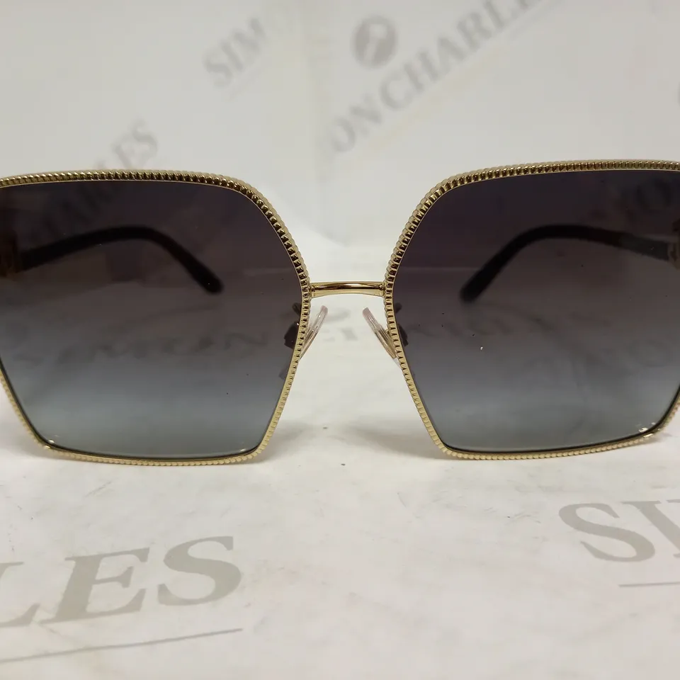 DOLCE & GABBANA GOLD SQUARE SUNGLASSES RRP £253
