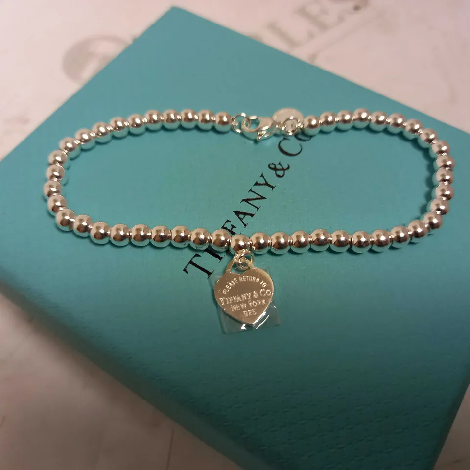 TIFFANY & CO STYLE HEART CHARM NECKLACE