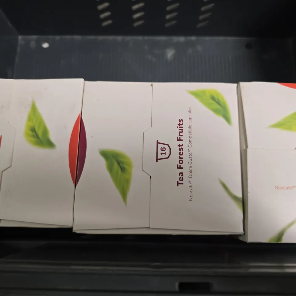 APPROXIMATELY 6 ASSORTED FOOD ITEMS TO INCLUDE -CAFE RENE TEA EARL GREY , CAFE RENE TEA FOREST FRUITS , CAFE RENE LEMON TEA 