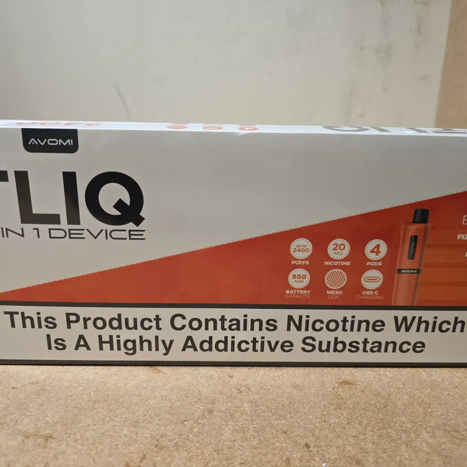SEALED AVOMI FLIQ 4-IN-1 VAPE MULTIPACK – FIZZY EDITION