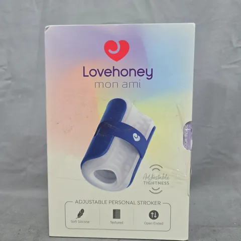 BOXED LOVEHONEY MON AMI ADJUSTABLE PERSONAL STROKER