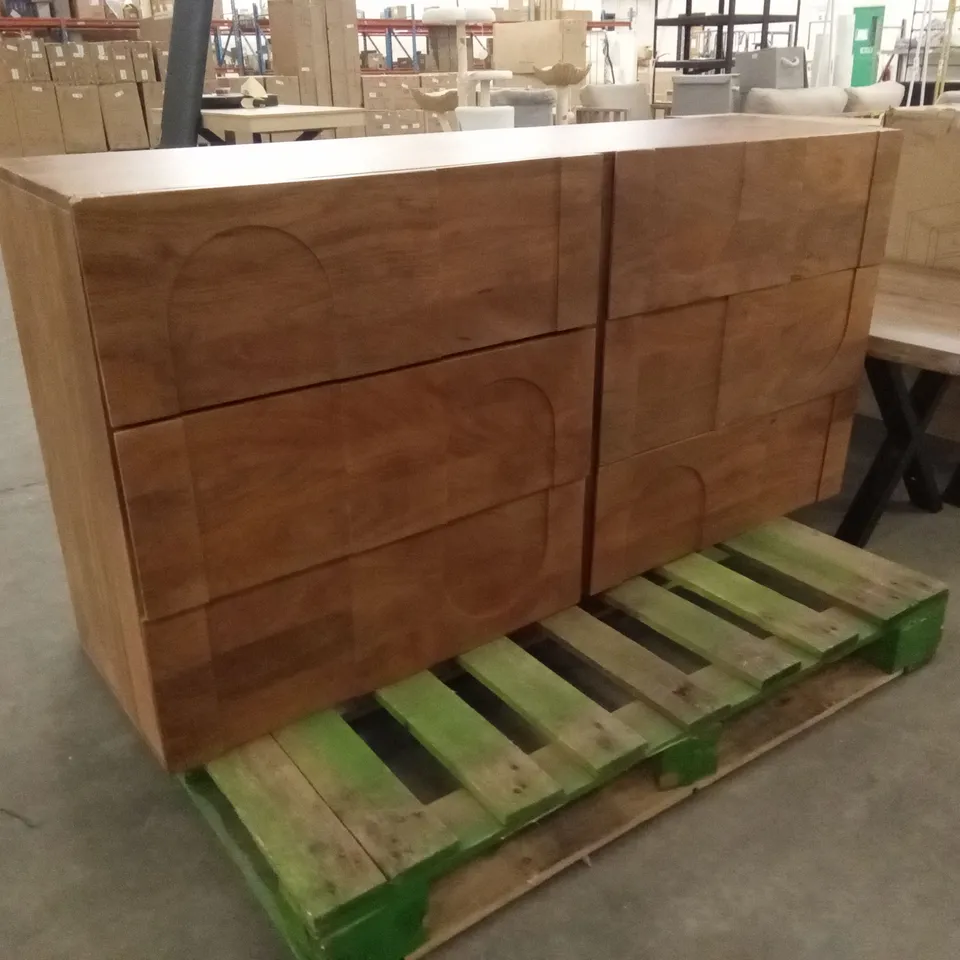 JUNI 6 DRAWER CHEST, MANGO WOOD