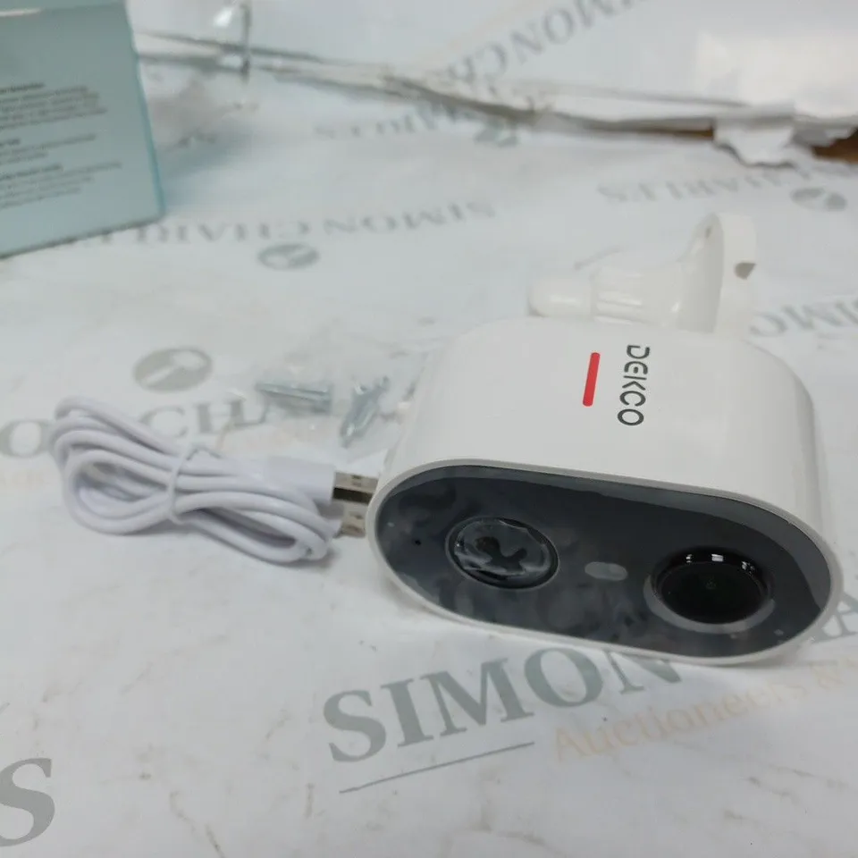 DEKCO DC6L RECHARGEABLE BATTERY POWERED SECURITY CAMERA
