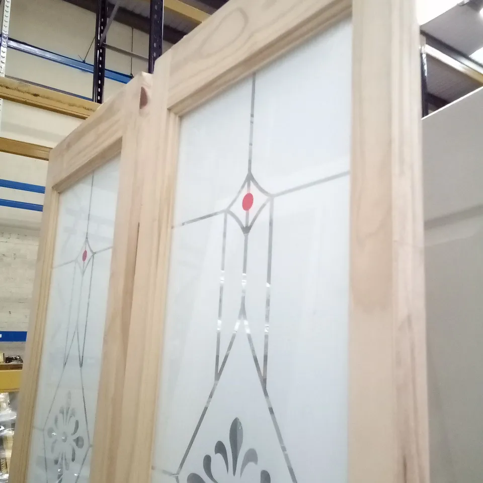 1980 X 800MM BIFOLD GLAZED INTERNAL DOOR