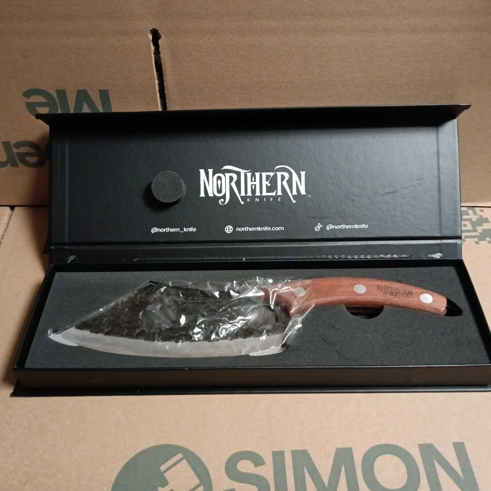 BOXED NORTHERN KNIFE WITH WOOD HANDLE - LOKI SERIES CHEF KNIFE