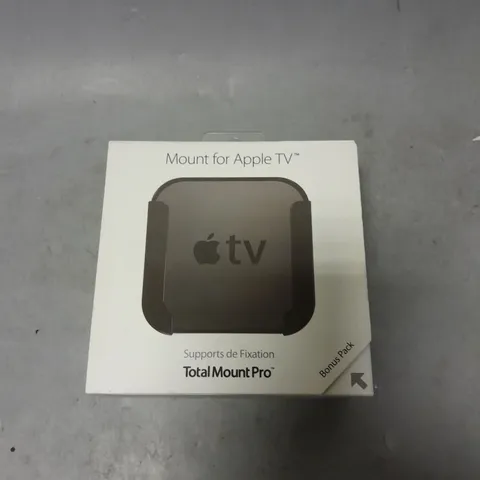 BOXED MOUNT FOR APPLE TV TOTAL MOUNT PRO IN BLACK