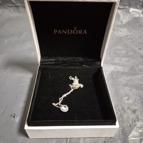 PANDORA ROUND SPARKLE HALO NECKLACE