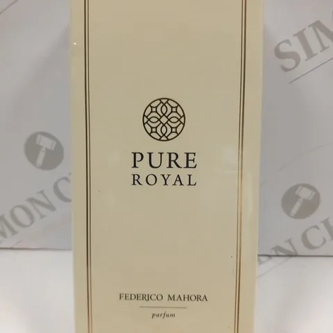 BOXED AND SEALED FEDERICO MAHORA PURE ROYAL PARFUM 50ML