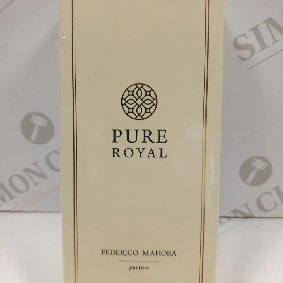 BOXED AND SEALED FEDERICO MAHORA PURE ROYAL PARFUM 50ML