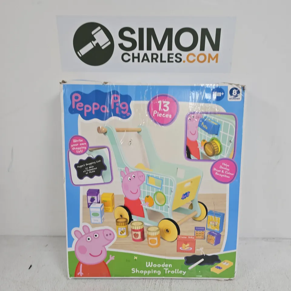 BOXED PEPPA PIG SHOPPING TROLLEY