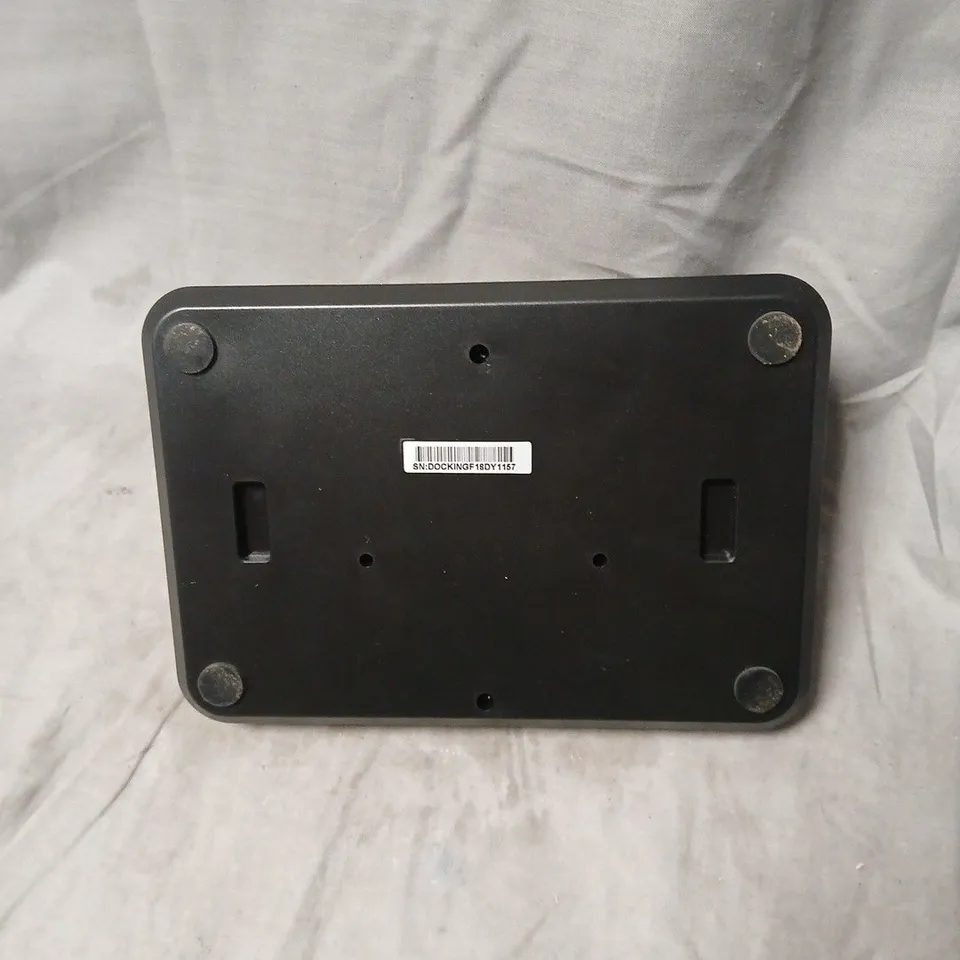 DOCKING STATION / DOCKING BASE – BLACK. MODEL UNSPECIFIED.