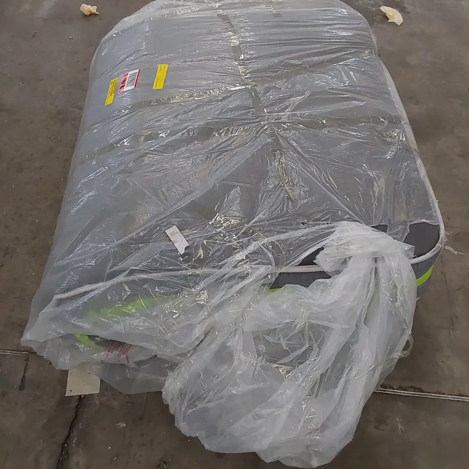 QUALITY BAGGED 3FT SINGLE HYBRID FIBRE FOAM OPEN COIL MATTRESS 