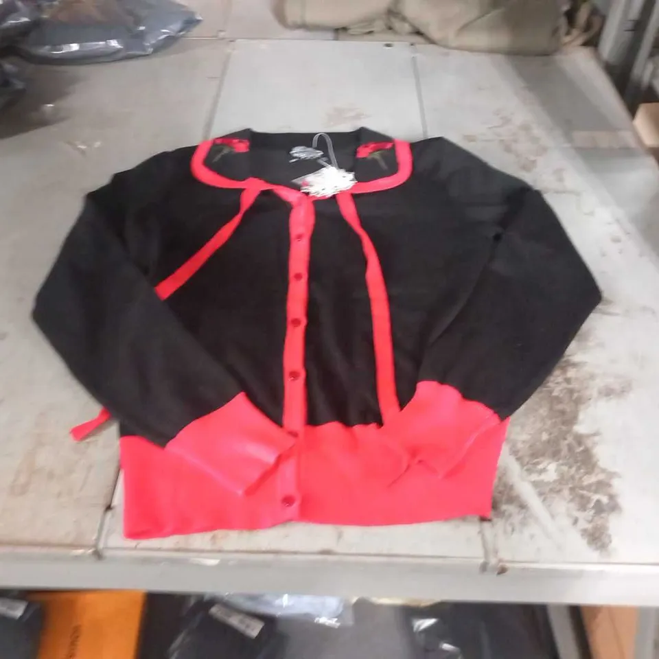 APPROXIMATELY 5 ASSORTED CARDIGANS TO INCLUDE; BANNED RETRO, DANCING DAYS AND HEARTS AND ROSES 