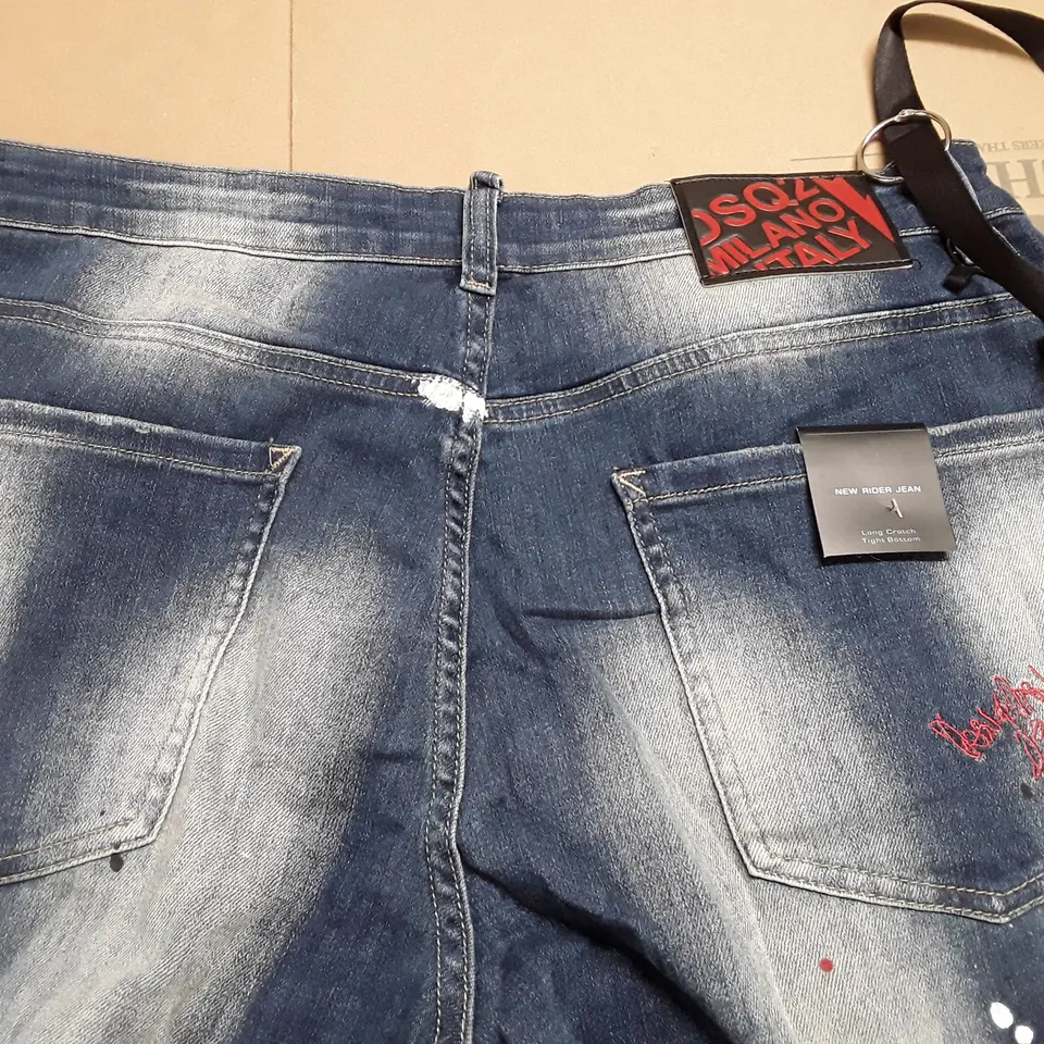 DSQUARED2 NEW RIDER JEANS IN BLUE - 36