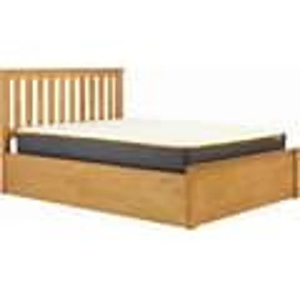 BOXED 150CM PHOENIX OTTOMAN BED OAK (BOX 2 OF 5 ONLY)