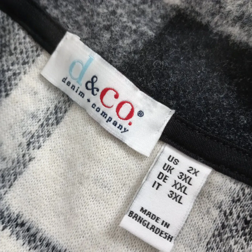 DENIM & CO. PLAID SHIRT, UK 3XL (US 2X) – MADE IN BANGLADESH
