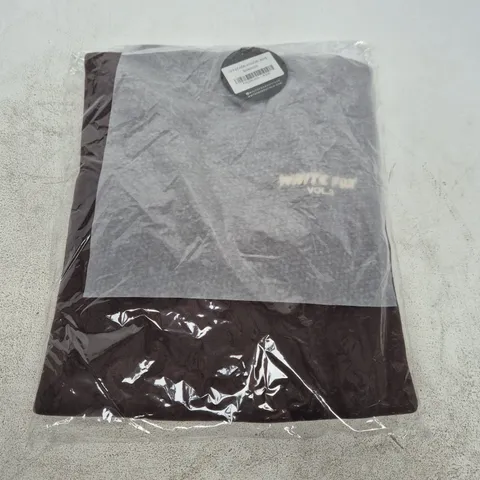 BAGGED WHITE FOX OFFSTAGE HOODIE IN SHADOW - XS/S