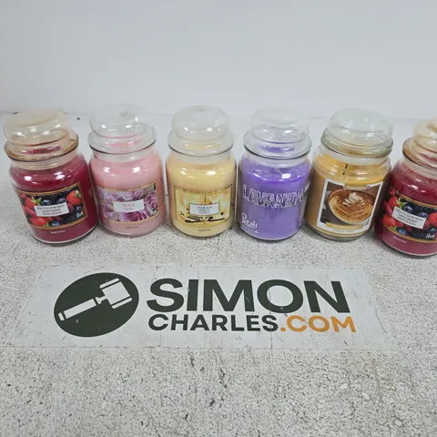 15 ASSORTED SCETED CANDLES IN VARIOUS SCENTS - COLLECTION ONLY