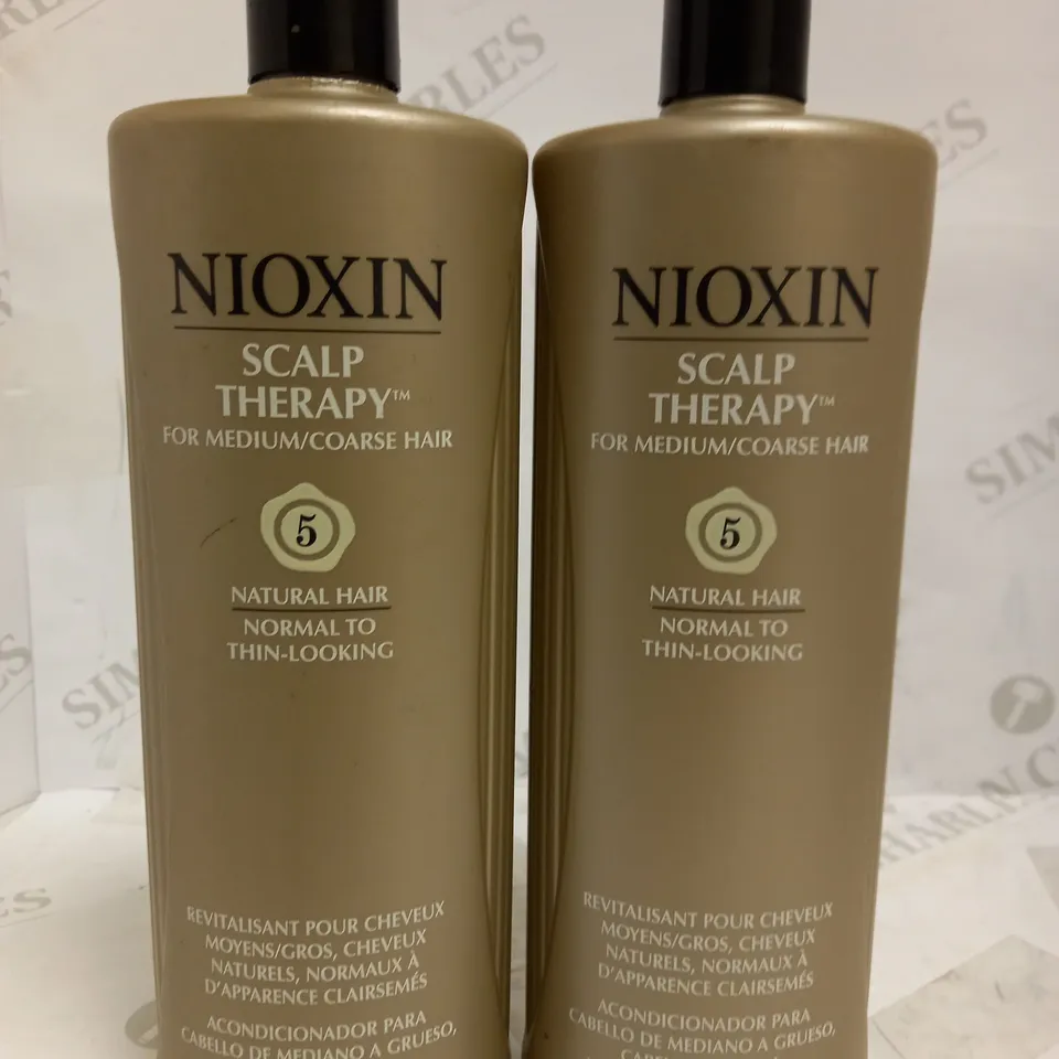 LOT OF 6 NIOXIN SCALP THERAPY 5 CONDITIONER (6 X 1L)