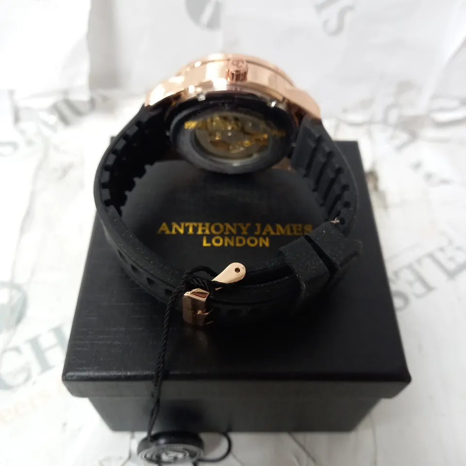 ANTHONY JAMES LTD ED EXPEDITE AUTOMATIC WATCH - WATER RESISTANT 3 ATM.
