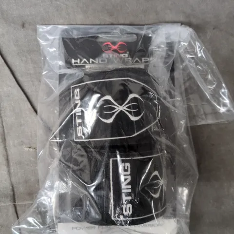 STING ELASTICISED HAND WRAPS IN BLACK