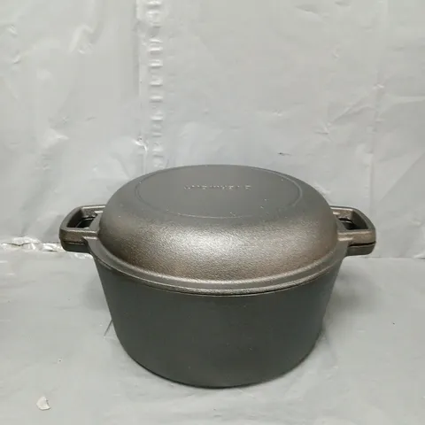 BOXED OVER MONT CAST IRON DUTCH OVEN