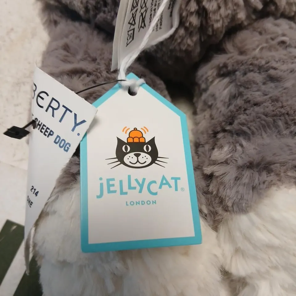 JELLYCAT LONDON SHEEP DOG PLUSH TOY (MEDIUM) – TUMBLE