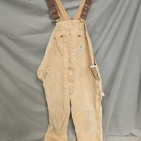 CARHARTT DUNGAREES IN TAN SIZE UNSPECIFIED