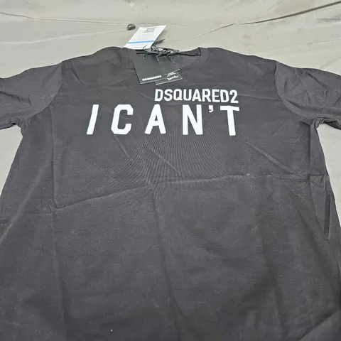 DSQUARED2 LOGO CASUAL TEE - SIZE LARGE