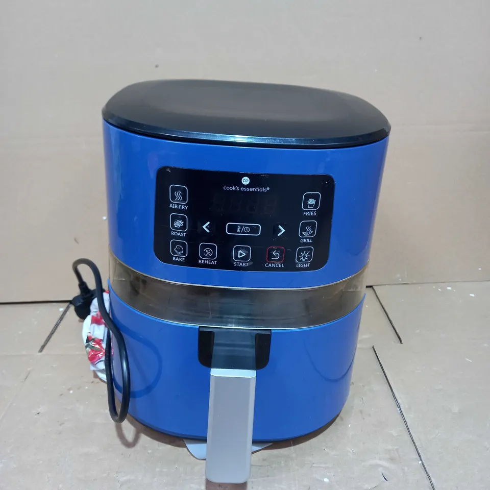 COOK'S ESSENTIALS 4.0L AIR FRYER - SAPPHIRE