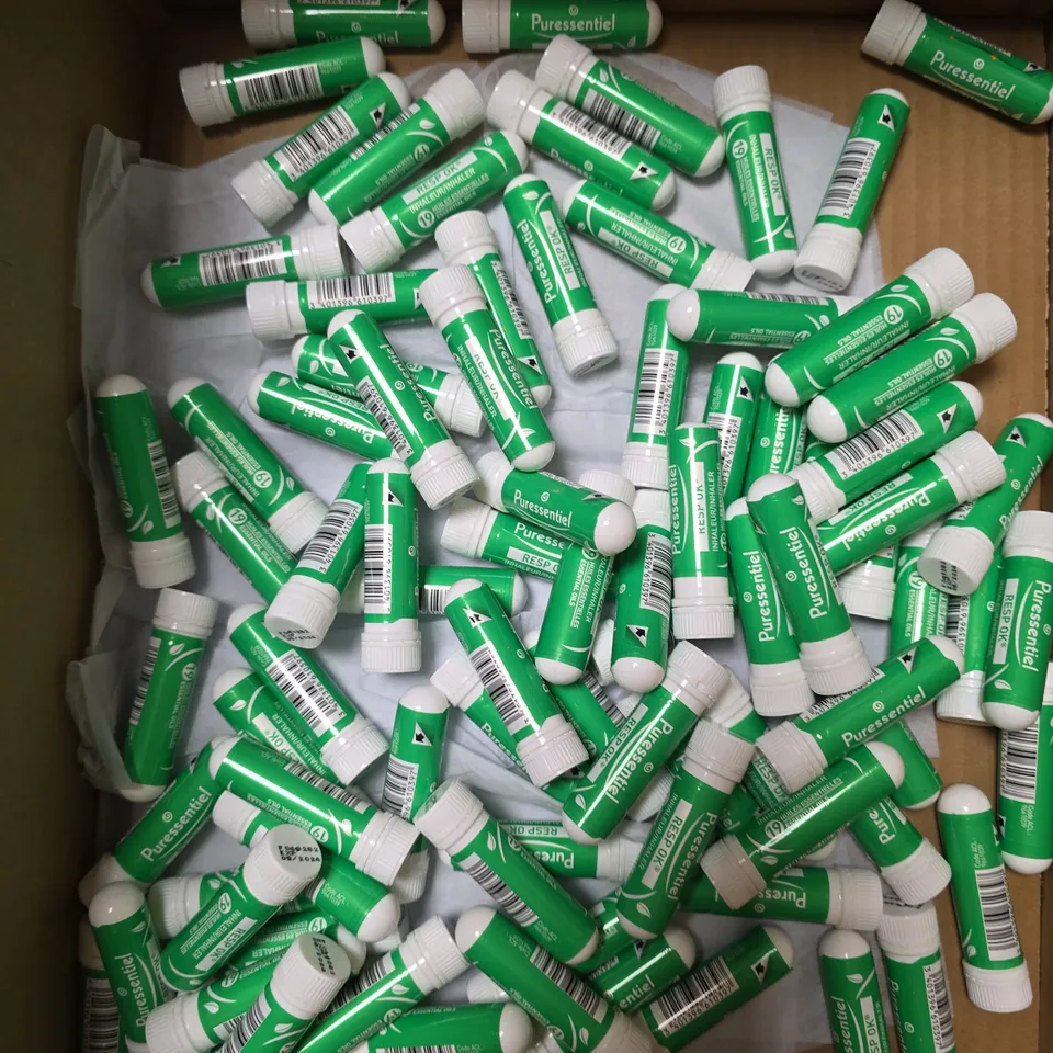 LARGE QUANTITY OF PURESSENTIAL ESSENTIAL OILS INHALERS
